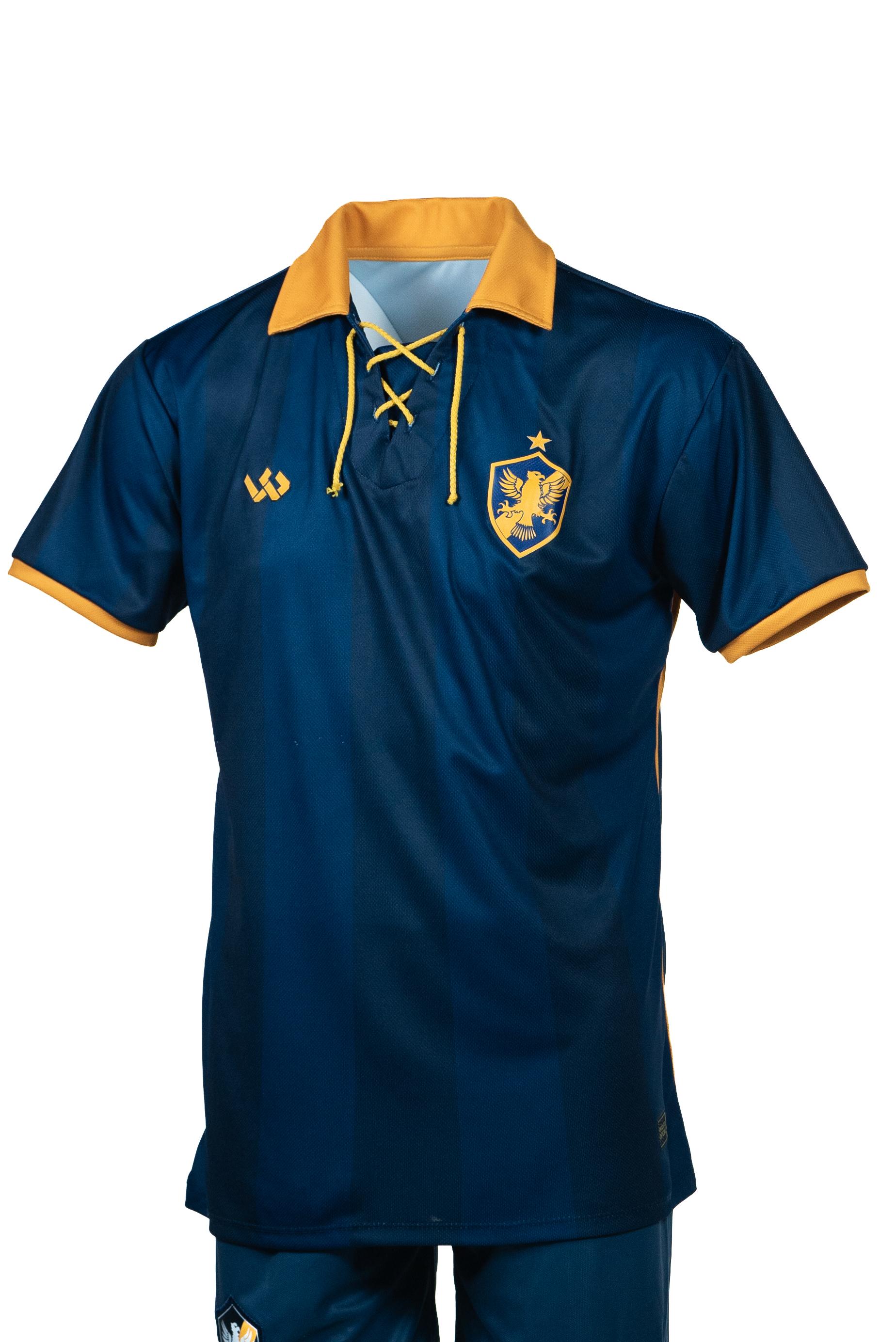 Camisa Retrô - Azul Padrão II - 2025