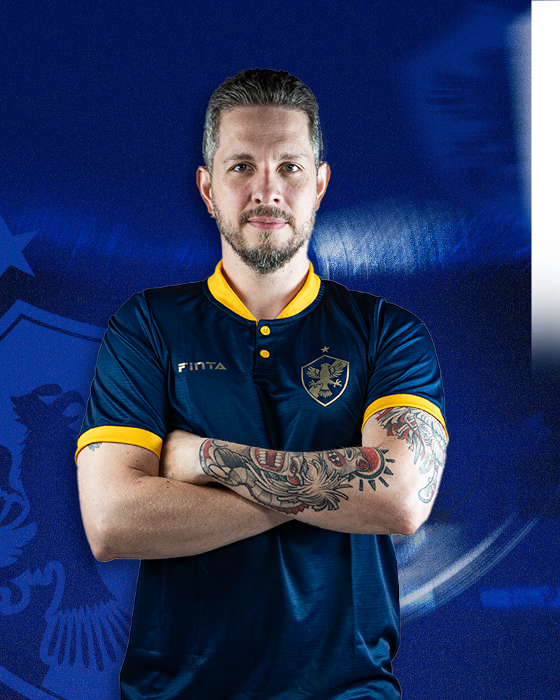 Camisa Retrô - Azul Padrão II - 2026